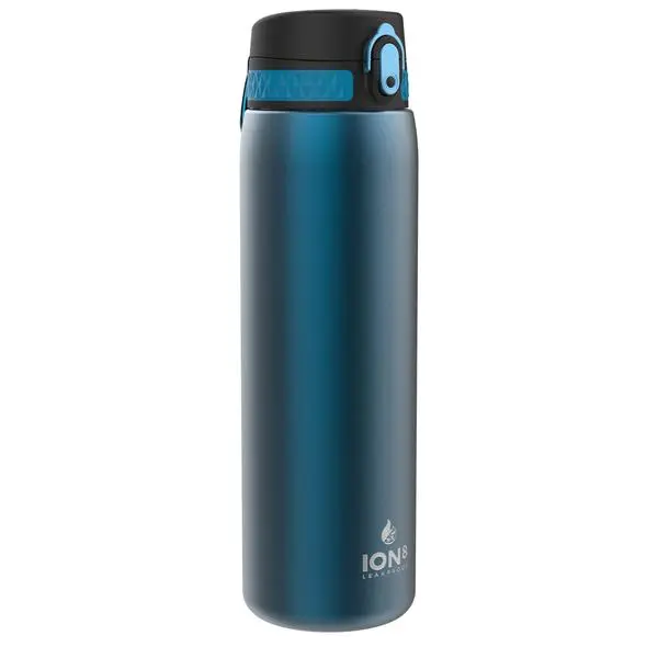 ION8® 1 Litrowa Stalowa butelka na wodę, Izolacja próżniowa, Niebieska