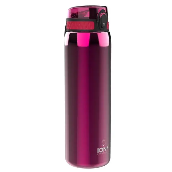 ION8® Shaker do odżywek 1 Litrowy, Różowa stal nierdzewna 1200ml