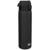 ION8 butelka stalowa jednościenna 600 ml, w kolorze czarnym, do szkoły