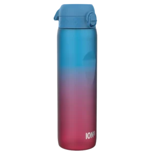 ION8 butelka Recyclon 1100 ml, w kolorze różowym, z motywem „Motywator”, na siłownię, bez BPA