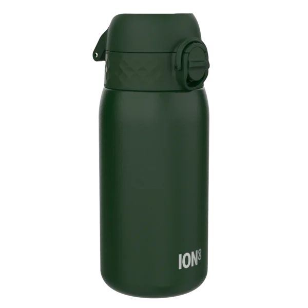 ION8 butelka stalowa jednościenna 400 ml, w kolorze zielonym, do szkoły