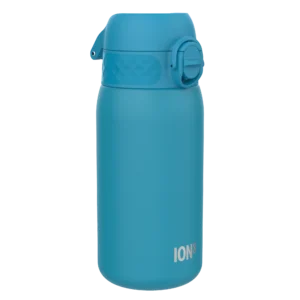 ION8 butelka stalowa jednościenna 400 ml, w kolorze niebieskim, do szkoły