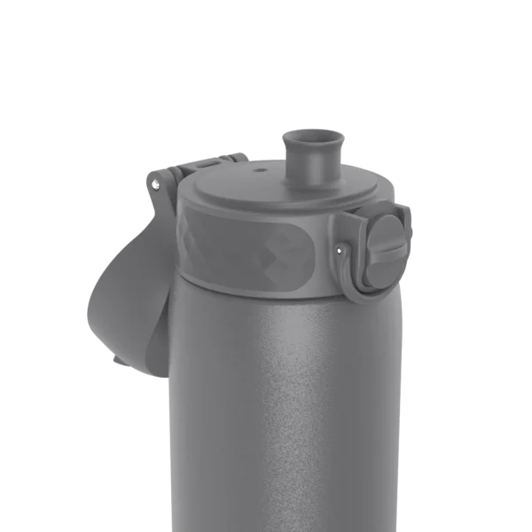 ION8 butelka stalowa jednościenna 600 ml, w kolorze szarym, do szkoły