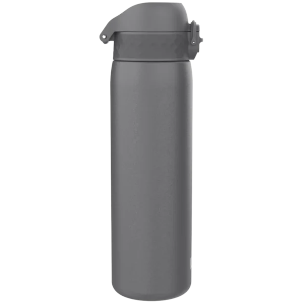 ION8 butelka stalowa jednościenna 600 ml, w kolorze szarym, do szkoły