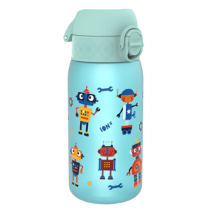 ION8 butelka Recyclon 350 ml, z motywem „Roboty”, do przedszkola, bez BPA