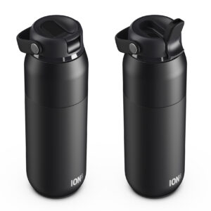 ION8 URBAN STRAW TRIPLE WALL 720ml I8TS7DSBLA PANTHER Black