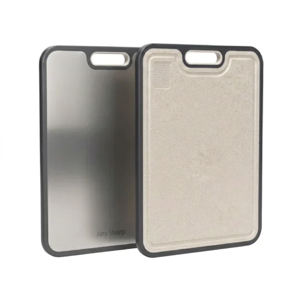 AnySharp Titanium Chopping Board ASBOARD Titanium/Wheat Straw