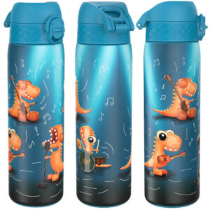 ION8 butelka termiczna 500 ml, z motywem „Dinozaury”, do szkoły, podwójna ścianka