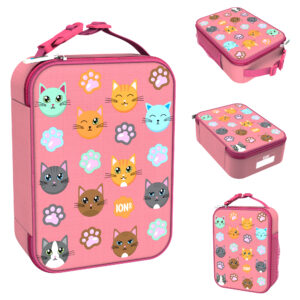 Lunch Bag ION8 I8LBRCATS Cats Faces